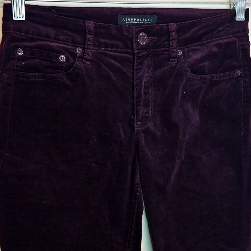 Aeropostale Velvet Skinny Pants Size 4 Regular